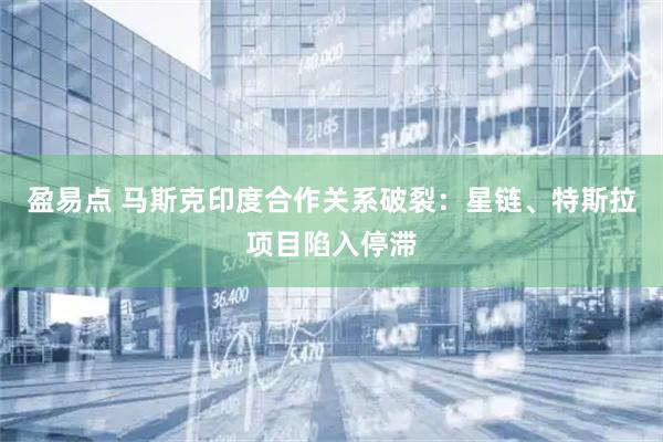 盈易点 马斯克印度合作关系破裂：星链、特斯拉项目陷入停滞